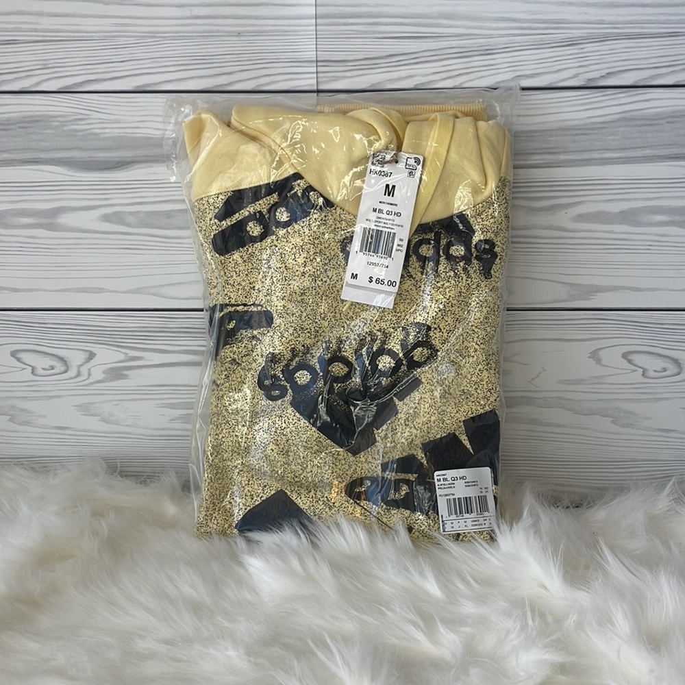 Men’s Adidas Essentials Brand‎ Love Fleece Hoodie